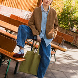 Book Lover's Linen Tote Bag