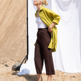 LIVORNO-2 oversized linen collar shirt - notperfectlinen