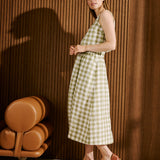 PORTO linen tank top