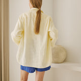 YVOIRE relaxed linen shirt