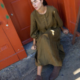 NORCIA relaxed linen dress