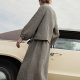 ELMINA-3 button-up linen shirt