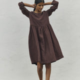Midi EMILIE loose linen dress