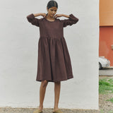 Midi EMILIE loose linen dress