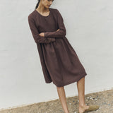 Midi EMILIE loose linen dress