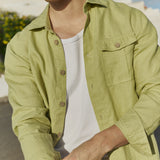 Men’s long sleeve linen shirt MONTREAL