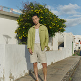 Men’s long sleeve linen shirt MONTREAL