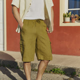 Men’s cargo linen shorts MACKAY