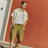 Men’s cargo linen shorts MACKAY