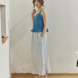 DELILAH maxi linen skirt