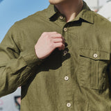 Men’s long sleeve linen shirt MONTREAL