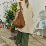 SARAH fit and flare linen pants