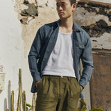 Men’s long sleeve linen shirt MONTREAL