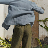 Men’s long sleeve linen shirt MONTREAL