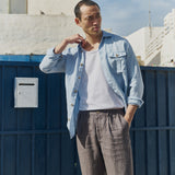 Men’s long sleeve linen shirt MONTREAL