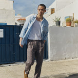 Men’s long sleeve linen shirt MONTREAL