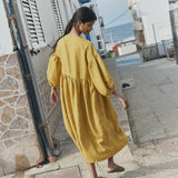 MONTMARTE oversized linen dress