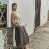 PRAGUE swing linen tank top