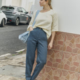 DOOLIN high-waisted linen pants