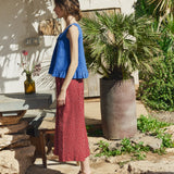 BERRY linen blouse