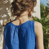 BERRY linen blouse