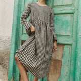 Maxi EMILIE loose linen dress