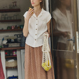 NOOSA collar linen shirt