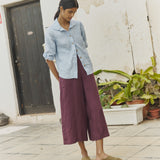 Maxi WELS wide leg linen pants