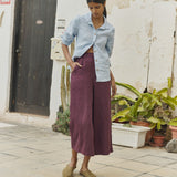 Maxi WELS wide leg linen pants