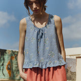BERRY linen blouse