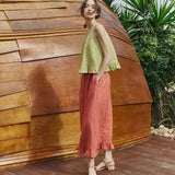 BERRY linen blouse