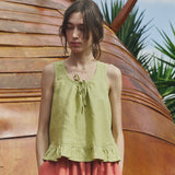BERRY linen blouse