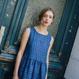 Maxi SMOCK loose linen dress