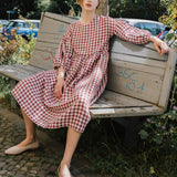 MONTMARTE oversized linen dress