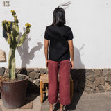 HAMBURG fitted linen top - notperfectlinen