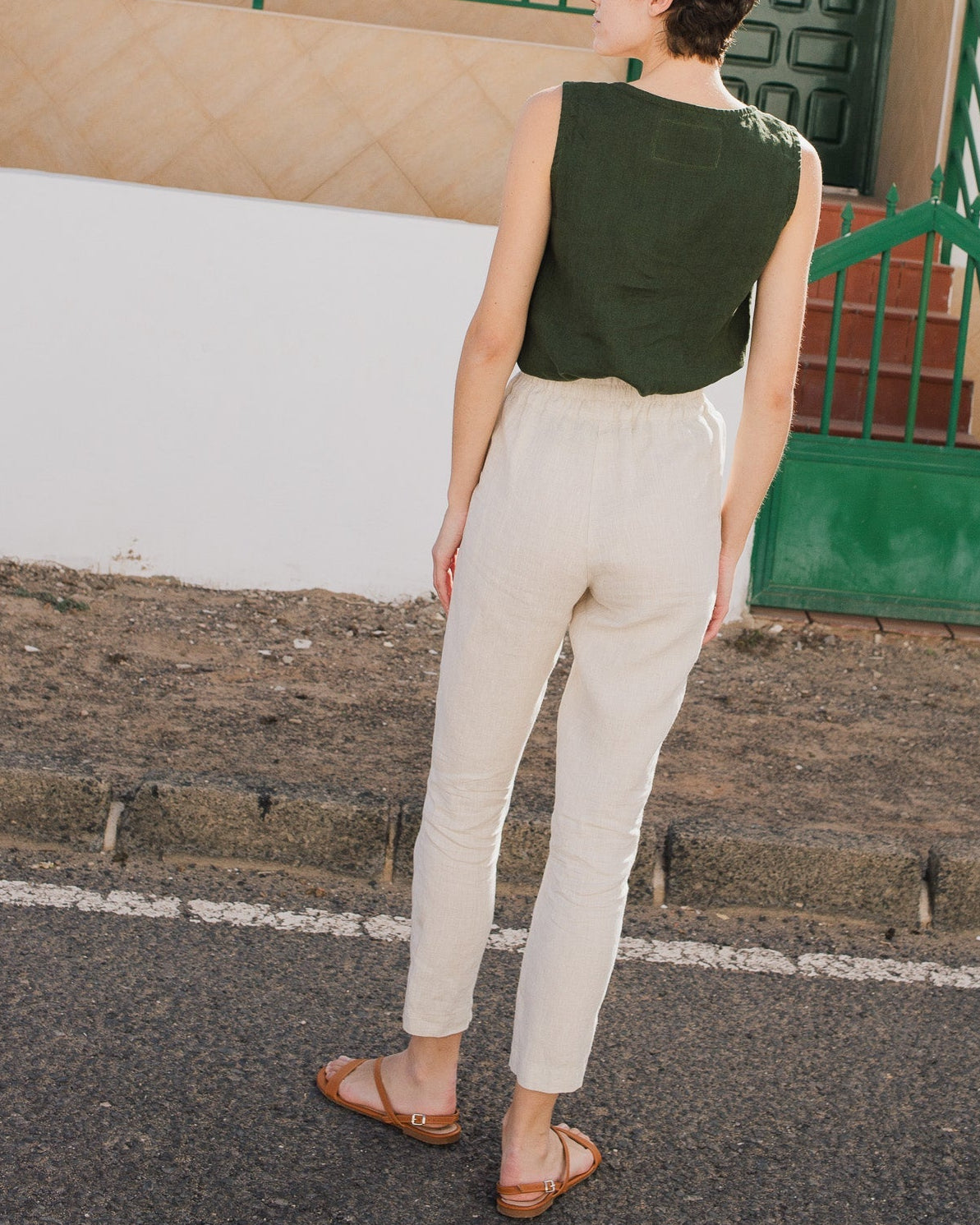 ATHENS-2 linen pants - notperfectlinen