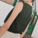 VIENNA linen tank top - notPERFECTLINEN