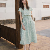 REINE waisted linen dress - notPERFECTLINEN