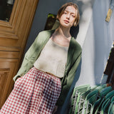 R: COPENHAGEN throw-on linen jacket (Color: Juniper Green; Size: L)