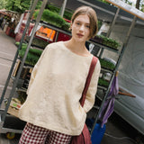 customized: MAIN casual linen shorts (Color: Oat Milk; Size: L)