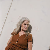 REINE waisted linen dress - notPERFECTLINEN