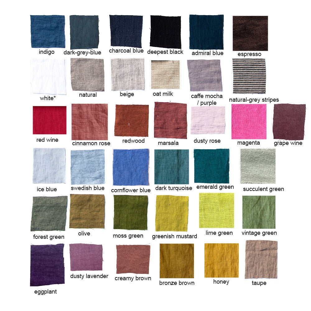 R: Large laundry bag (Color: Forest Green) linen - notperfectlinen